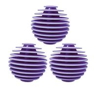 Ballie pour sécheuses - Danses pour lessive | Remover pour cheveux pour lessive | 3pcs sphérique pour palette de lancement | Boule de blanchisserie écologique réutilisable | Blanchisserie à domicile