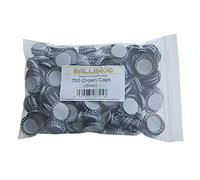 BALLIIHOO Lot de 250 capsules couronne Argenté