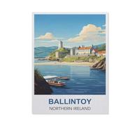 Ballintoy, Irlande du Nord，Puzzle 1000 Pièces pour Adultes Se Détendre Assembler Jeu Jouets en Papier Cadeau pour Aîné（38x26cm）-Q98