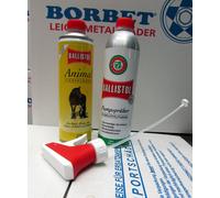 Ballistol Huile de Soin Haut Abattre Pattes Animal 500 ML + 1 Leer-Spraydose