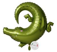 balloa Ballon gonflable XXL Alligator crocodile - Ballon à l'hélium - Motif animal - Ballon safari - Décoration pour fête d'anniversaire d'enfant - Figurine d'animaux de la jungle - Décoration de fête