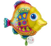 balloa Ballon gonflable XXL en forme de poisson coloré sous-marin - Ballon à l'hélium - Ballon de mer - Ballon en forme d'animaux de la mer - Ballon arc-en-ciel pour anniversaire d'enfant - Décoration