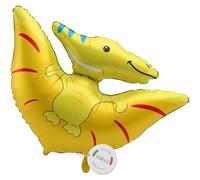 Balloa Ballon gonflable XXL Pterodactyle Dino, Ballon à l'hélium pour anniversaire d'enfant, Ballon à motif de ptérosaure volant pour fête d'anniversaire Dino, décoration de fête d'anniversaire