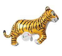 balloa Ballon gonflable XXL Tigre, ballon à l'hélium, motif animal, ballon safari, décoration pour fête, cadeau d'anniversaire d'enfant, figurine d'animaux de la jungle pour fête à thème, décoration