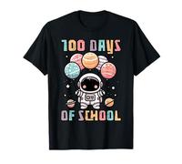 Ballon 100 Jours d'école Astronaute Planètes 100e Jour pour Enfants T-Shirt