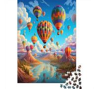 Ballon à air Chaud Premium 1000 Pièces Adultes Jigsaw Puzzles Toys pour Adultes Famille DécoSourision Murale Jeux De Puzzle StimulLes Fourmis ÉduLe chatif pour Adultes Jouet De Défi 1000pcs (75x50cm)