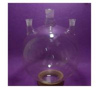 Ballon à fond rond en verre trois cols de 20 L, 20000 ml, avec joint rodé Équipements de laboratoire