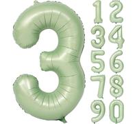 Ballon à hélium en feuille de mylar blanc crème avec numéro, décoration pour anniversaire, banquet, Noël 7,5,9,2,3,4,6,8,1,0,2026PC