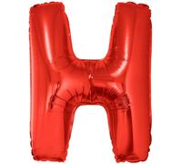 Ballon à lettres en plastique rouge 1m