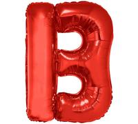 Ballon à lettres en plastique rouge 1m