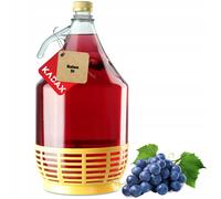Ballon à vin KADAX, ballon en verre pour vin, ouverture étroite, ballon de fe...