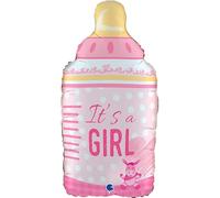 BALLON ALU BIBERON IT'S A GIRL 29"74CM