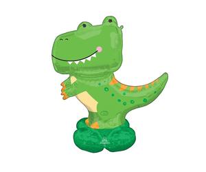 BALLON ALU FIGURINE DINOSAURE T-REX 114X137CM VERT Vert