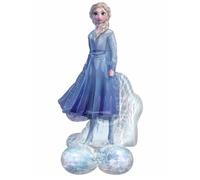 BALLON ALU REINE DES NEIGES 2 ELSA 76X137CM Bleu, Turquoise, Ciel, Marine