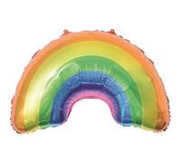 Ballon aluminium arc-en-ciel - L 93 x l 10 x H 20 cm - Multicolore Multicolore G