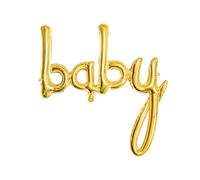 Ballon aluminium baby doré 73 x 75 cm - Doré - Taille Unique
