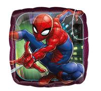 Generique Ballon aluminium Spiderman carré 43 cm décoration anniversaire enfant