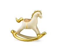 PartyDeco Ballon aluminium Cheval à bascule 106 x 86 cm Or