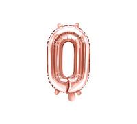 Ballon aluminium chiffre rose gold 36 cm - Rose