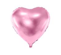 Ballon aluminium COEUR rose 61 cm