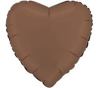 ballon aluminium cur 46cm chocolat satin - grabo 180000sct-p Marron G