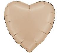 ballon aluminium cur 46cm nude satin - grabo 180000snu-p Gris