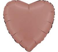 ballon aluminium cur 46cm or rose satin - grabo 180s04rg-p Rose G