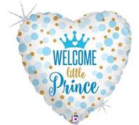 ballon aluminium cur welcome little prince 46cm - grabo 36712gh-p Bleu G
