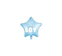 PartyDeco Ballon métallisé Étoile bleue 18" C'est un enfant