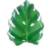 ballon aluminium feuille palmier monstera 58cm - grabo g72040we-p Vert G