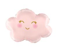 BALLON ALUMINIUM FIGURINE NUAGE 62X45CM ROSE PÂLE