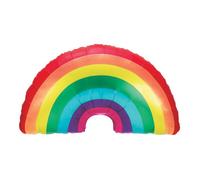 BALLON ALUMINIUM FORME ARC-EN-CIEL 91CM