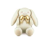 BALLON ALUMINIUM FORME LAPIN DOUDOU 74X84CM CRÈME