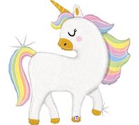 BALLON ALUMINIUM FORME LICORNE MAGIQUE 122CM