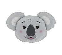 Grabo-Mix Ballon aluminium en forme de tête de koala – 94 cm