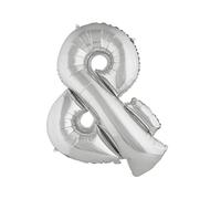 ESPA Ballon Aluminium géant Symbole + Argent 80 cm - Argenté/Gris - Taille Unique