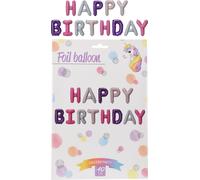Ballon Aluminium "HAPPY BIRTHDAY"