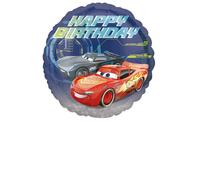 Ballon Aluminium Happy Birthday Cars 3 43 Cm Multicolore