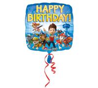 Amscan Ballon aluminium Happy Birthday Pat'Patrouille 43 cm Multicolore Taille unique