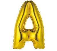 ballon aluminium lettre a 36cm or - surprisez vous balmorla Jaune G