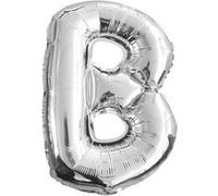ballon aluminium lettre b 36cm argent - surprisez vous balmlb Gris G