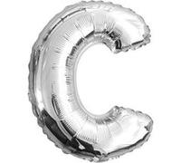 ballon aluminium lettre c 36cm argent - surprisez vous balmlc Gris G