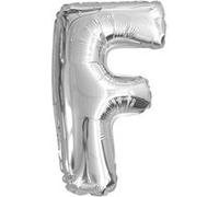 ballon aluminium lettre f 36cm argent - surprisez vous balmlf Gris G