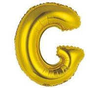 ballon aluminium lettre g 36cm or - surprisez vous balmorlg Jaune G