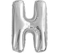 ballon aluminium lettre h 36cm argent - surprisez vous balmlh Gris G