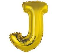 ballon aluminium lettre j 36cm or - surprisez vous balmorlj Jaune G