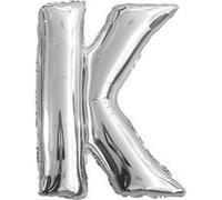 ballon aluminium lettre k 36cm argent - surprisez vous balmlk Gris G