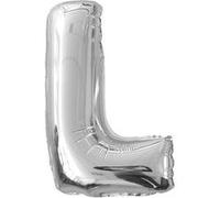 ballon aluminium lettre l 36cm argent - surprisez vous balmll Gris G