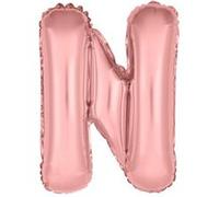 ballon aluminium lettre n 36cm or rose - surprisez vous balm0rgln Rose G