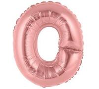 SV SURPRISEZ-VOUS - Ballon Aluminium Lettre O 36CM Rose Gold